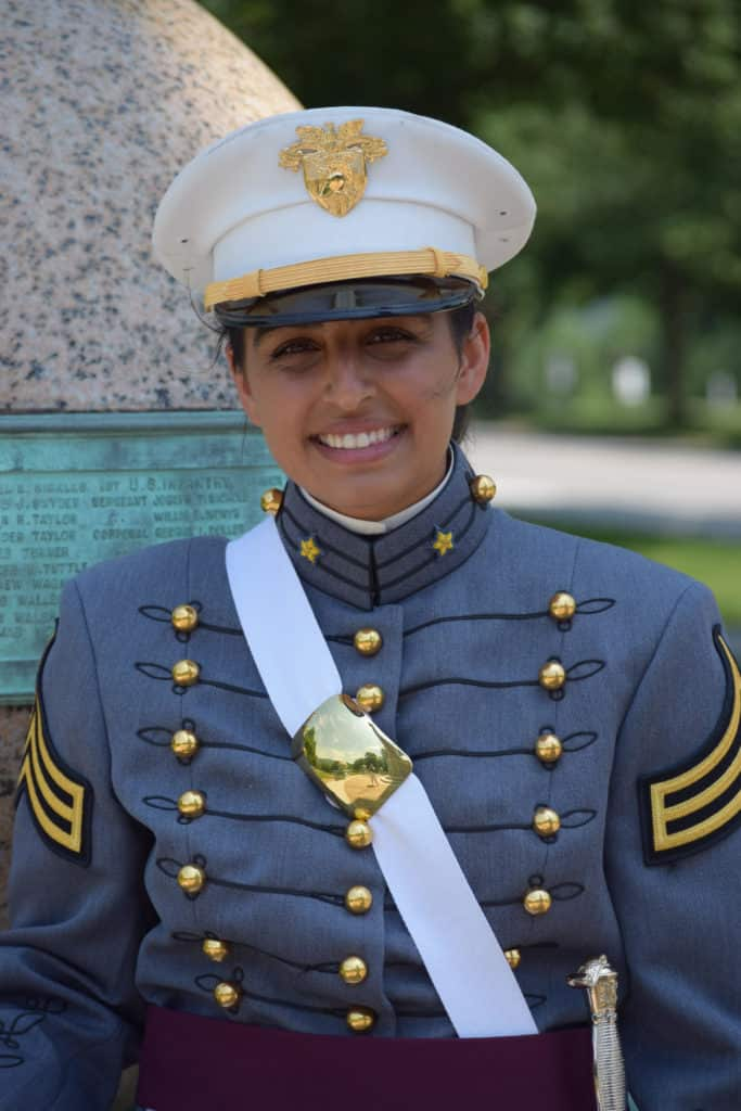 Lieutenant Narang always had an interest in the military sparked by her grandfather's involvement in the Indian military.