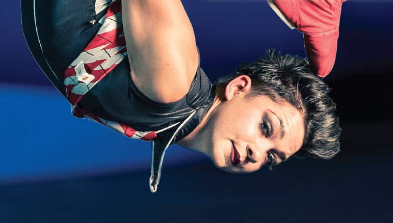 Rose Chalker McGann performs.