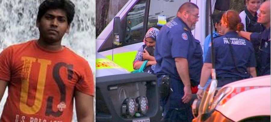 The body of third man Junaid Mohammed was swept out to sea at Moonee Beach after he waded in on Monday evening to try to save three teenagers.