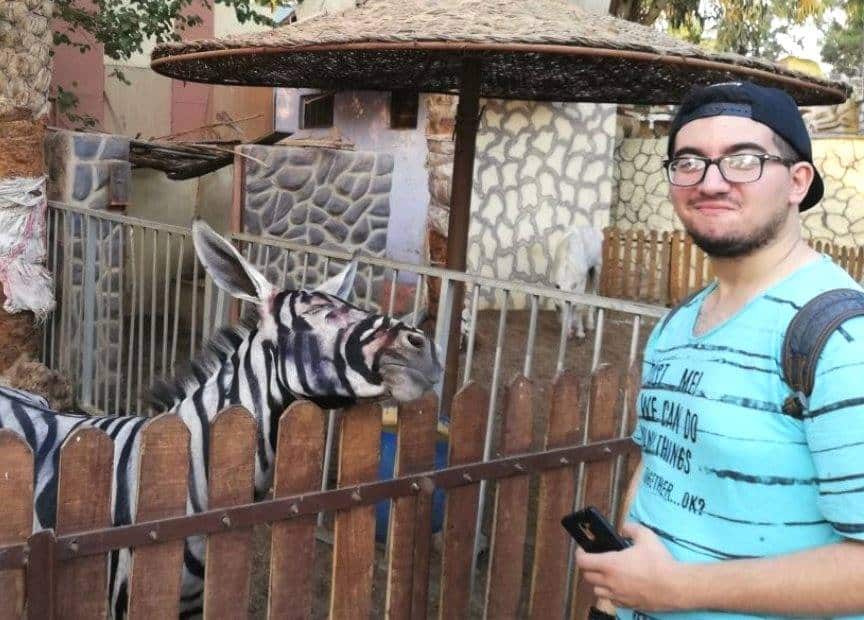 Mahmoud Sarhan at the Cairo International Park.