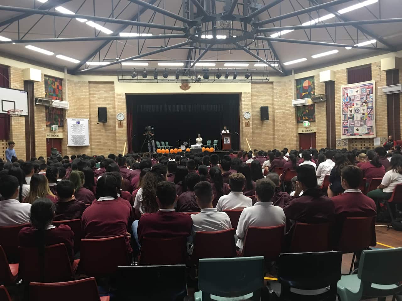 Cabramatta High School celebrates Harmony Day with a special assembly.