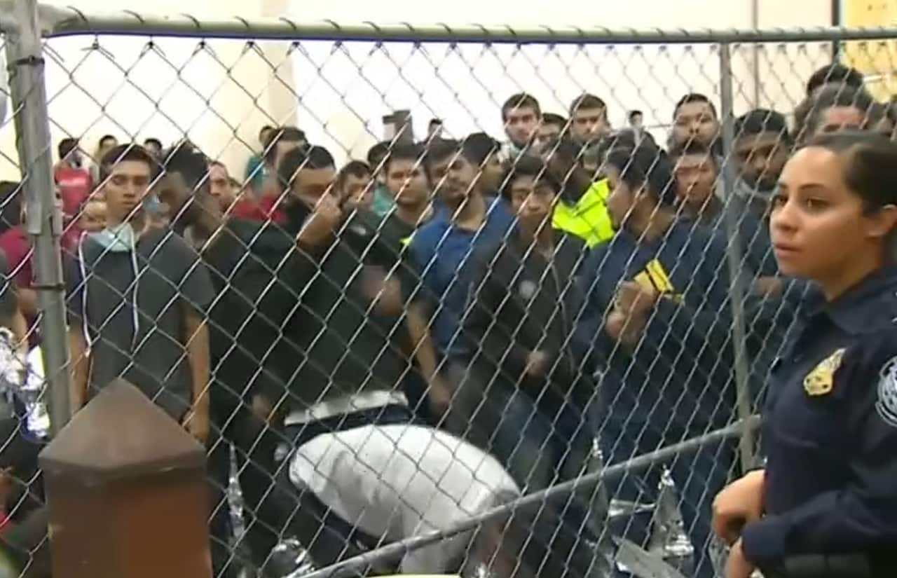 The McAllen Border Station on Friday.
