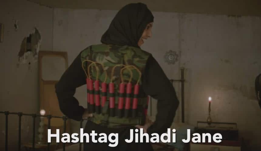 A 'jihadi bride' is depicted in BBC's latest comedy.