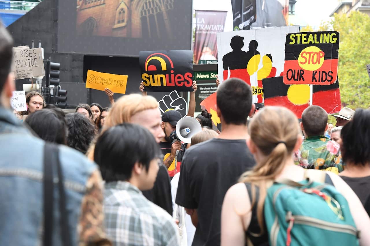 Sunrise protest