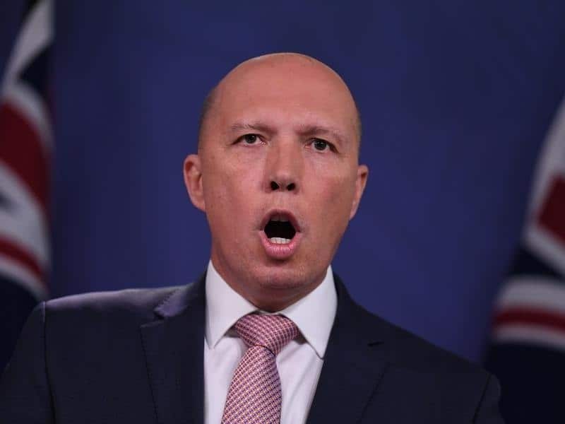“The criminals, the terrorists, the paedophiles are using encrypted messaging apps," Peter Dutton.