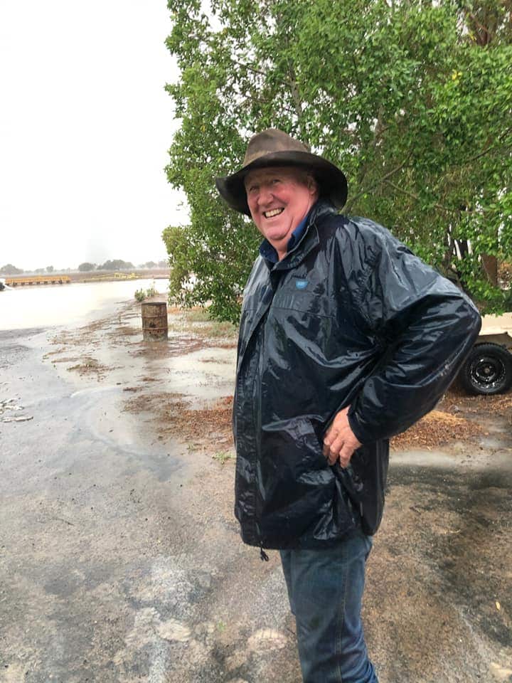On his father Andrew's rain dance, Oliver Gordon says he hasn't "seen a smile like this for a long time."