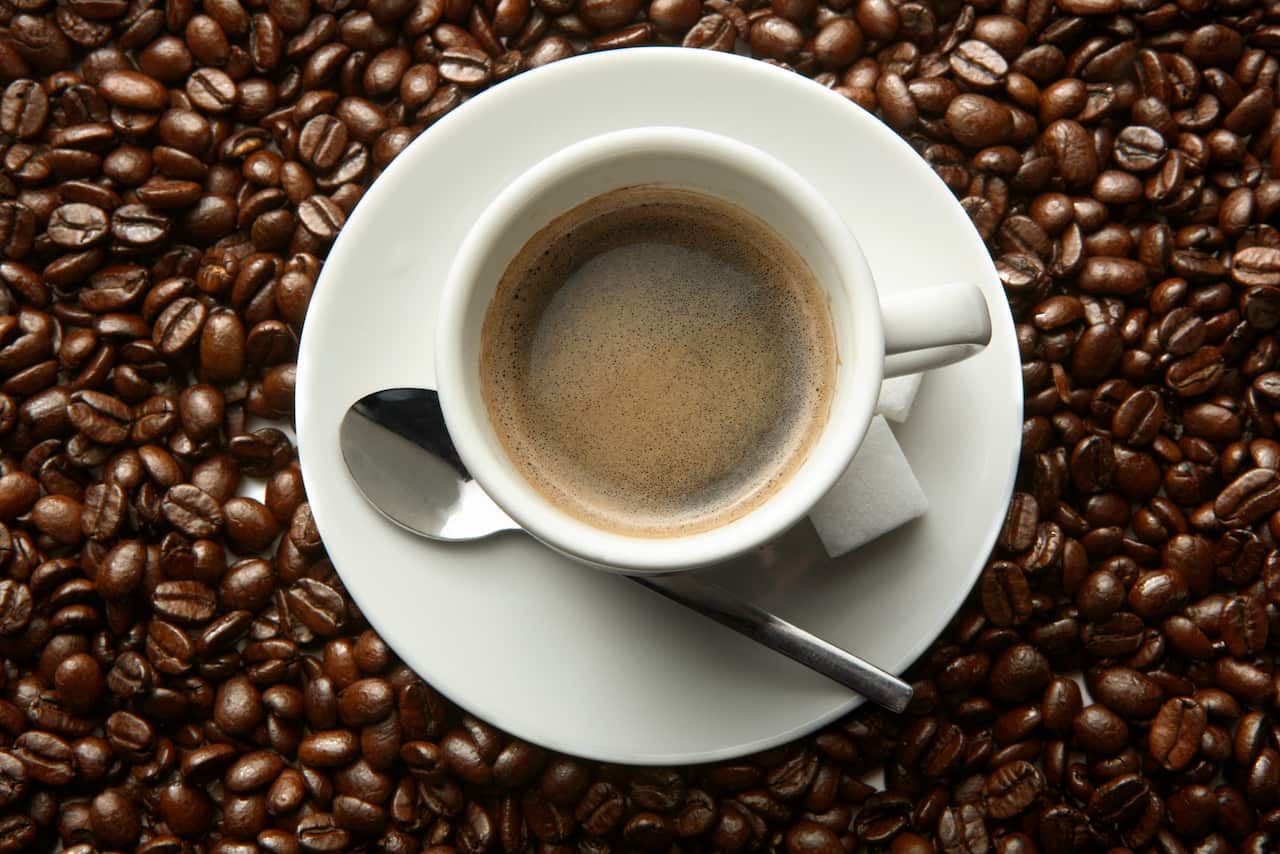 Coffee and beans