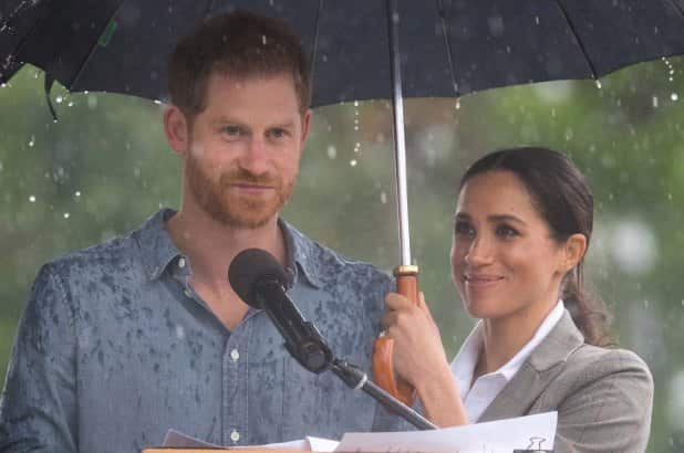 The Duke and Duchess of Sussex in Australia, earlier on their tour.