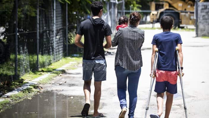 Critics of the PM say she's not done enough on refugee issues.