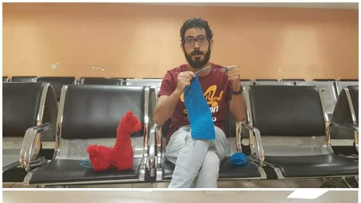Hassan Al Kontar in Kuala Lumpur airport