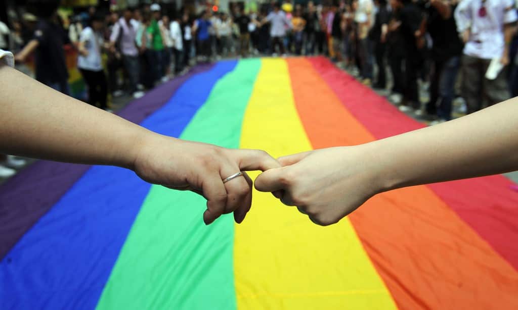 Hong Kong gay anti-discrimination protest