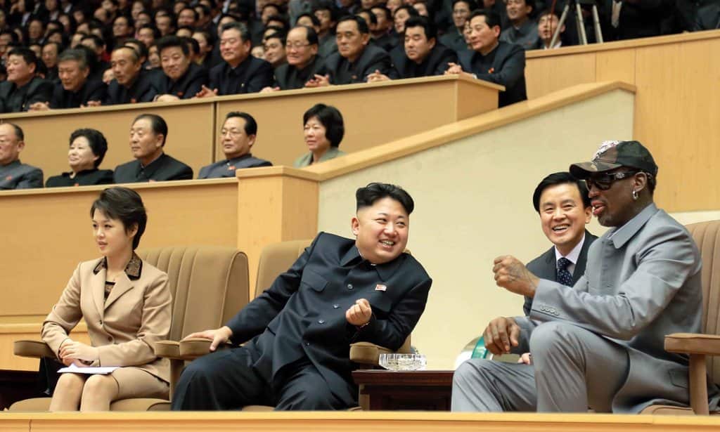 Kim Jong-un and Dennis Rodman 
