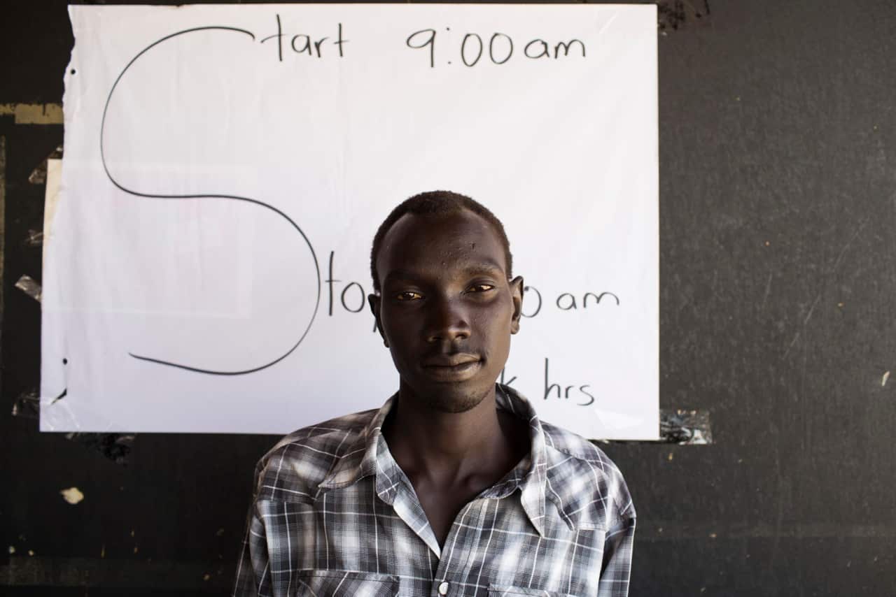 27-year-old Michael Machar sat the exam alongside his father. Government troops in South Sudan were advancing Monday on Bor, the last state capital still in rebel hands.