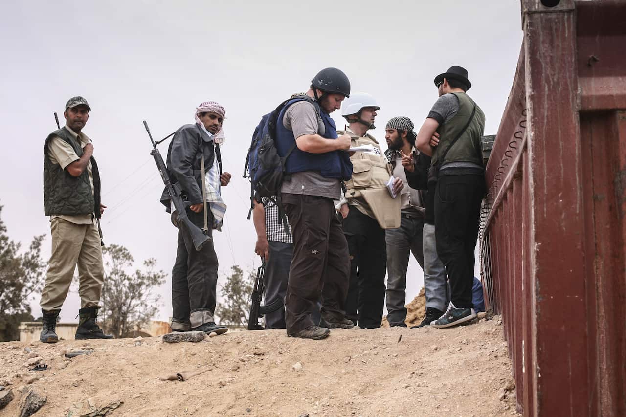 Steven Sotloff in Libya