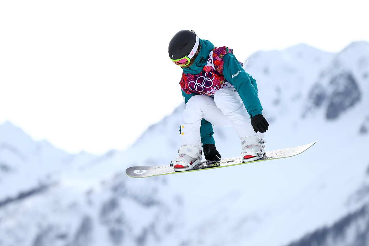 Torah Bright in the Women's Snowboard Slopestyle Finals during day two of the Sochi 2014 Winter Olympics getty.jpg