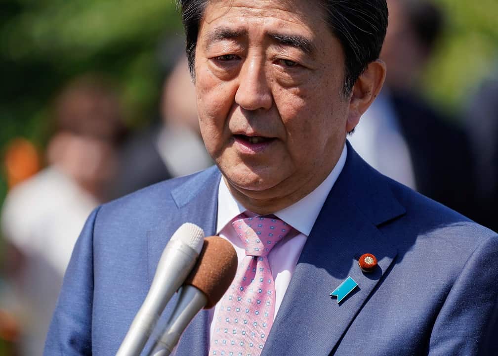 Japan's Prime Minister Shinzo Abe.