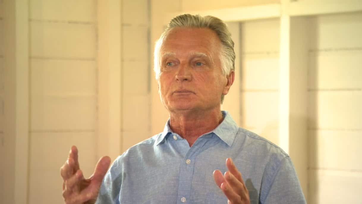 Journalist and filmmaker, Jeff McMullen AM.  
