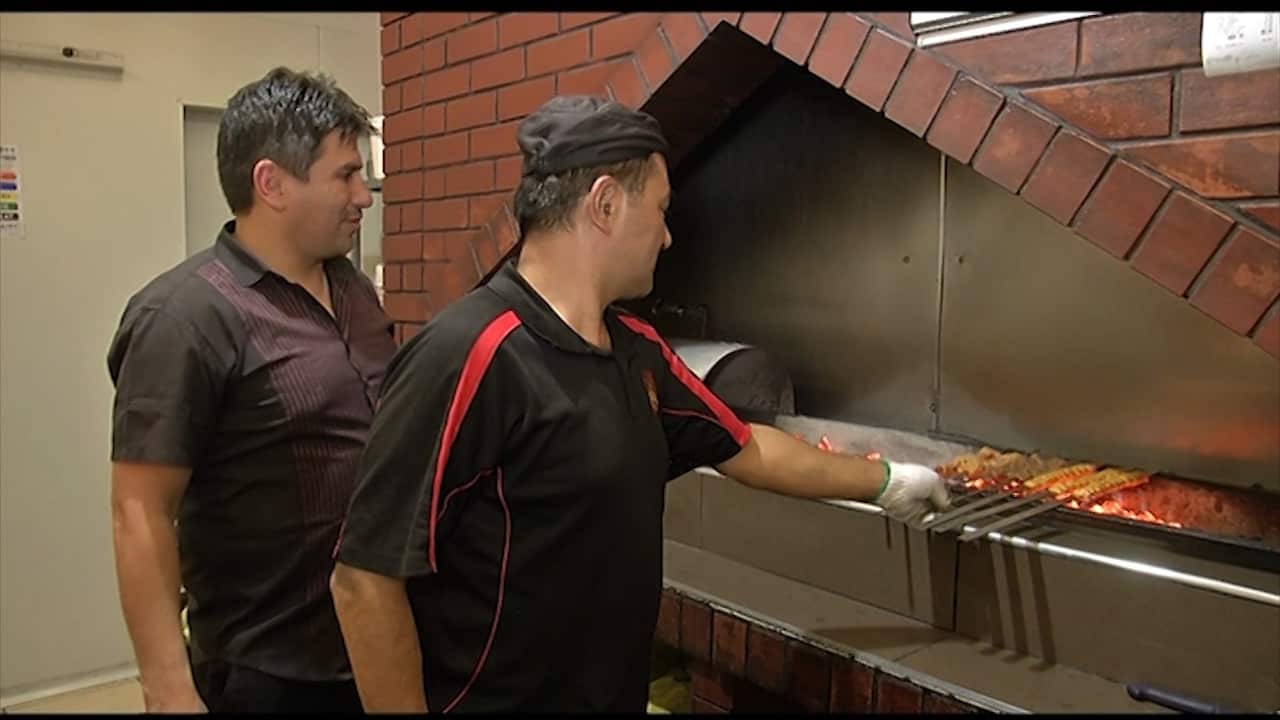 Rahim (left) owns Ghan Kebab House.