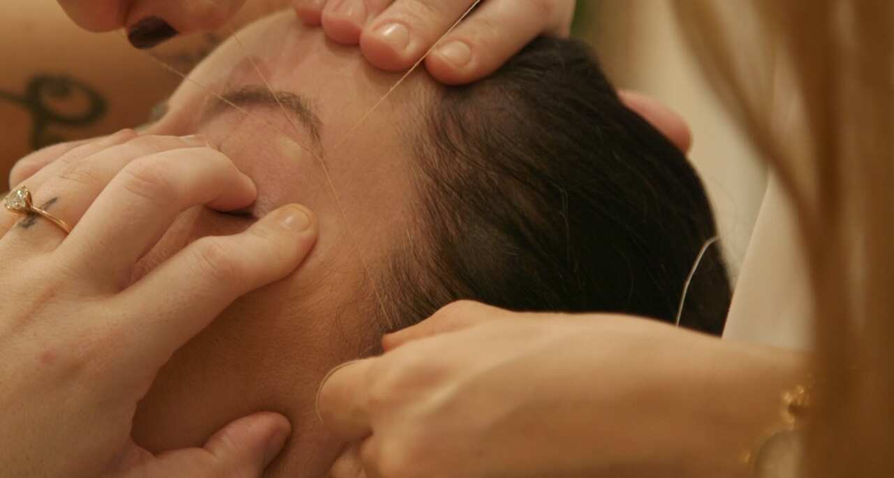 Threading is a form of hair removal that's popular in the Middle East and South Asia.