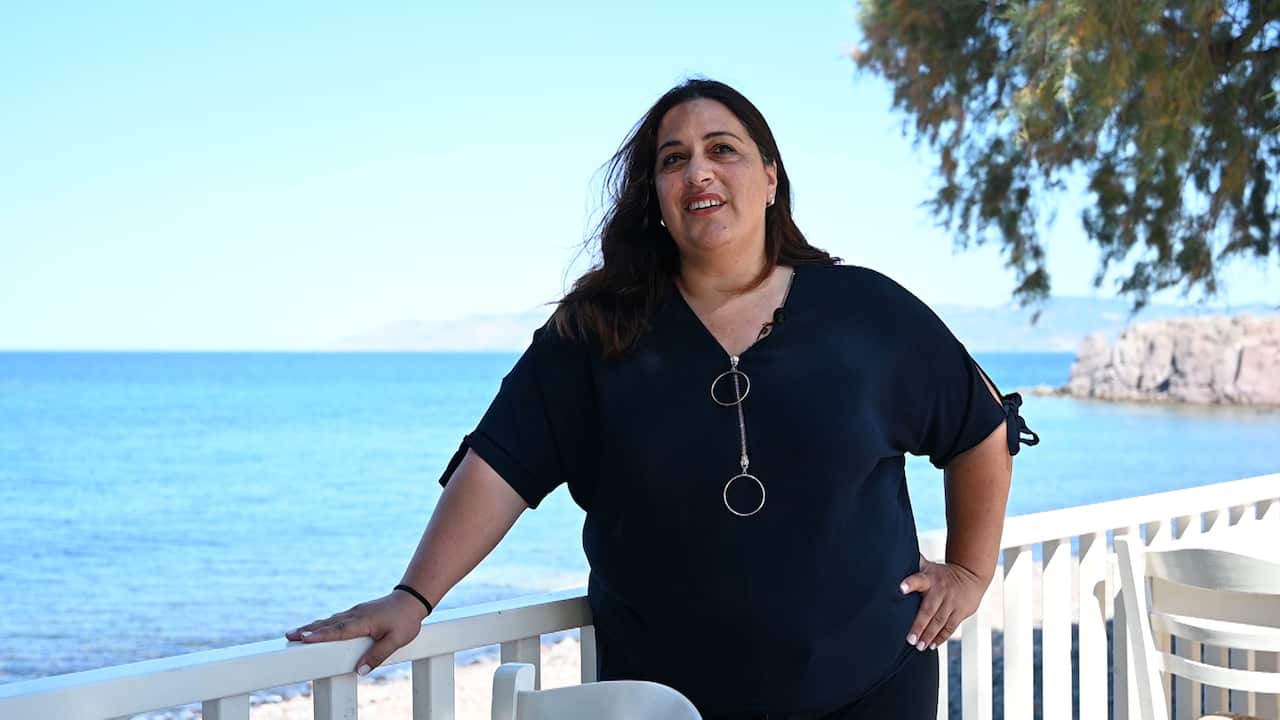 Aphrodite Vati, hotel owner and Deputy Mayor of Tourism for Western Lesbos