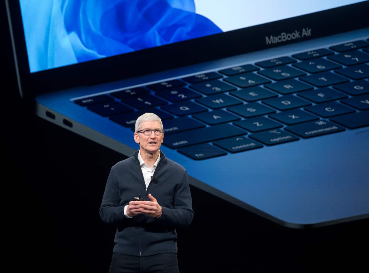 Tim Cook at Apple product launch