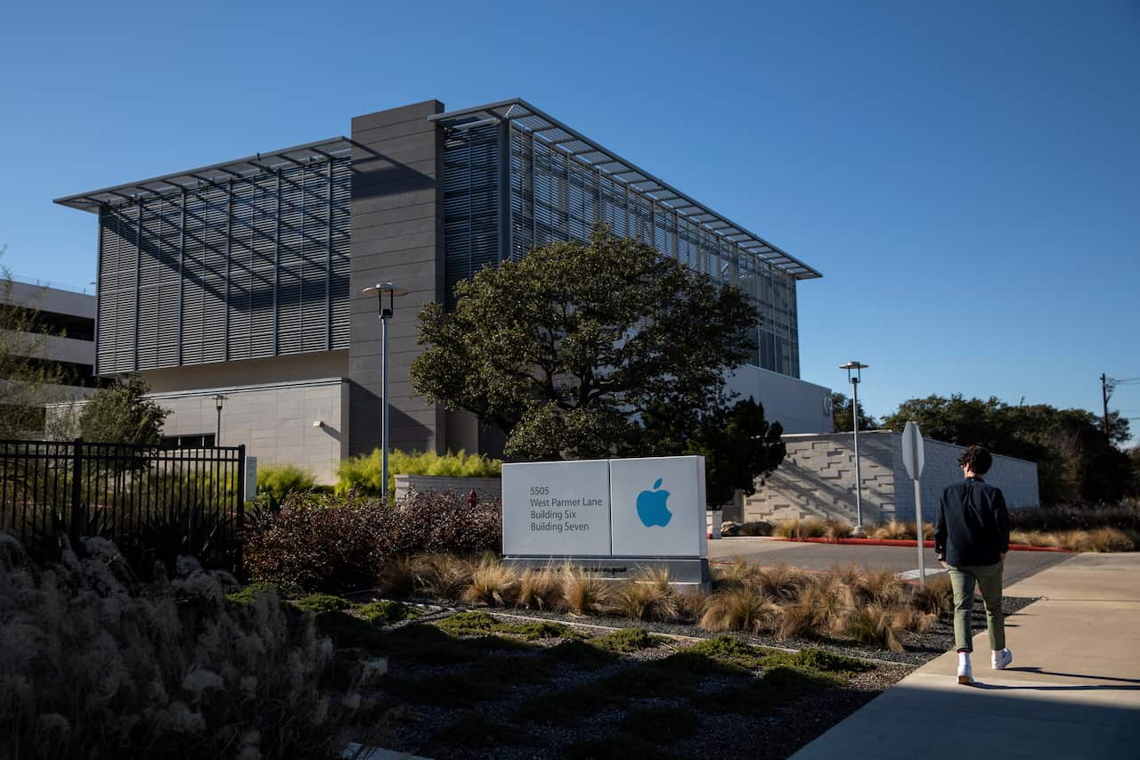 Apple's campus, which it has announced it is expanding, in Austin, Texas.