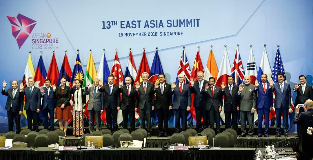 East Asia Summit leaders are meeting in Singapore. 