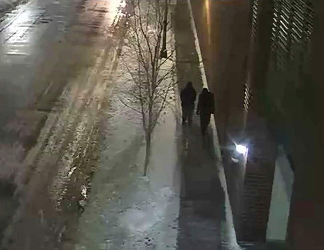 Police released CCTV showing two people following the initial reporting of the attack.