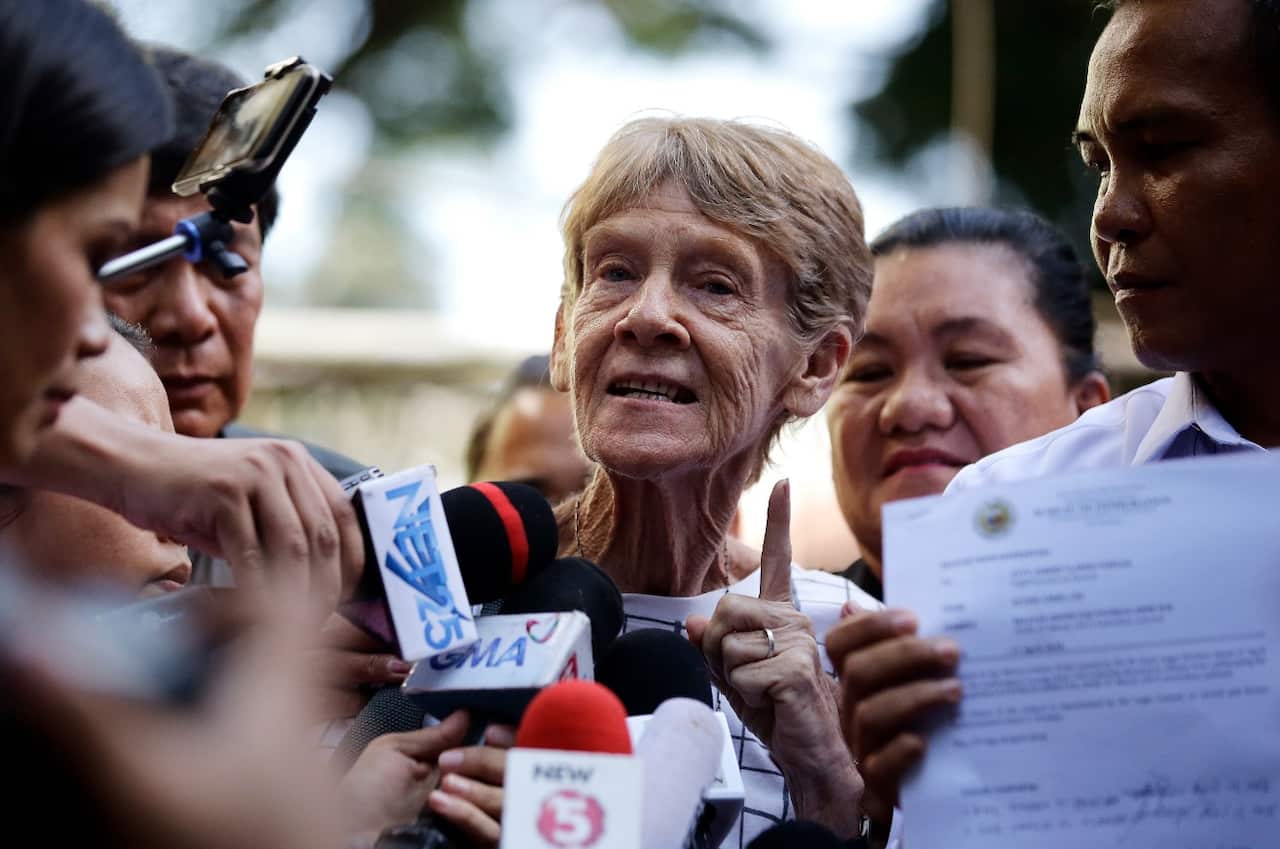Australian missionary Sister Patricia Fox in Manila.