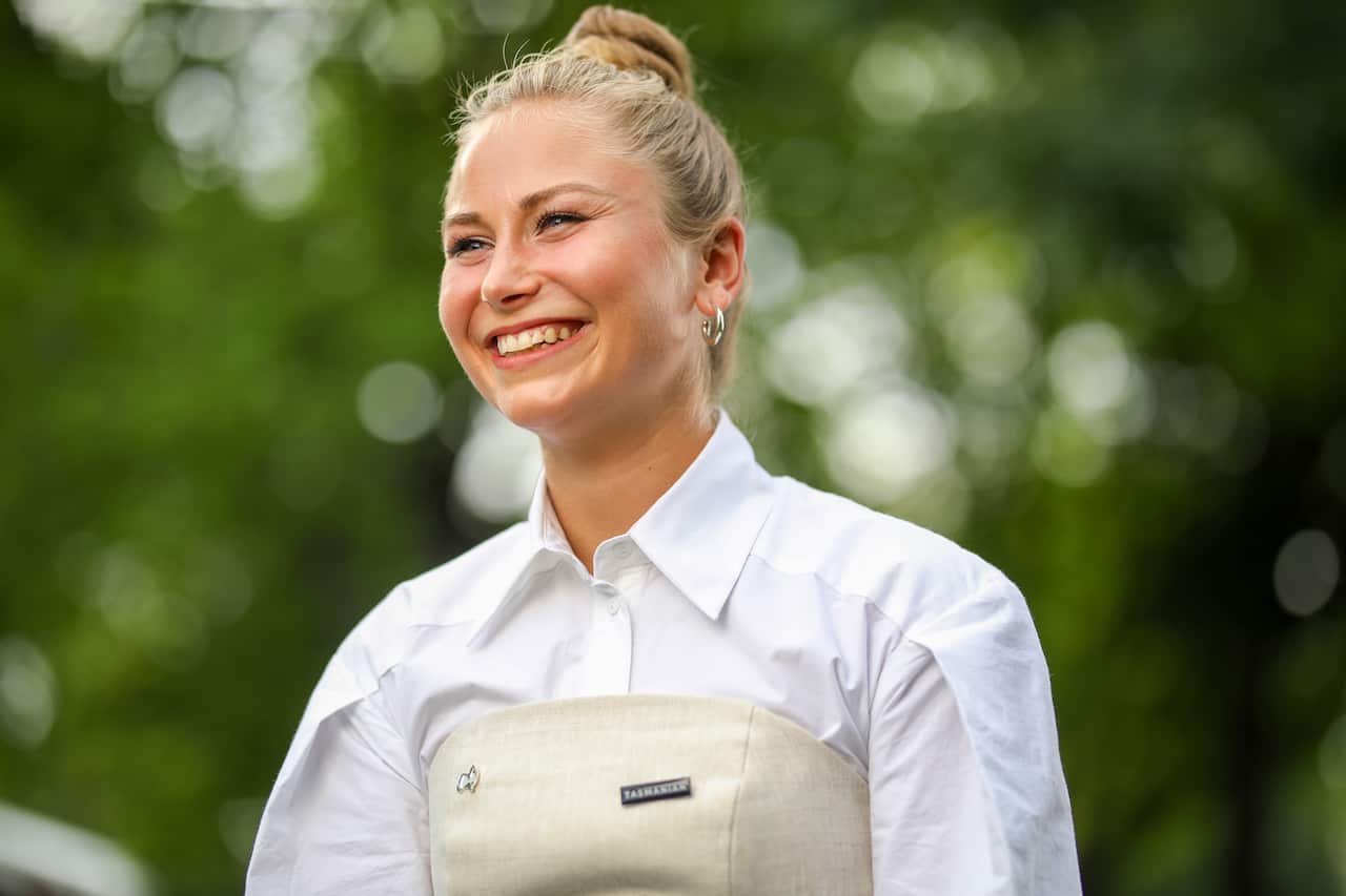 Australian of the Year Grace Tame, from Hobart, Tasmania. 