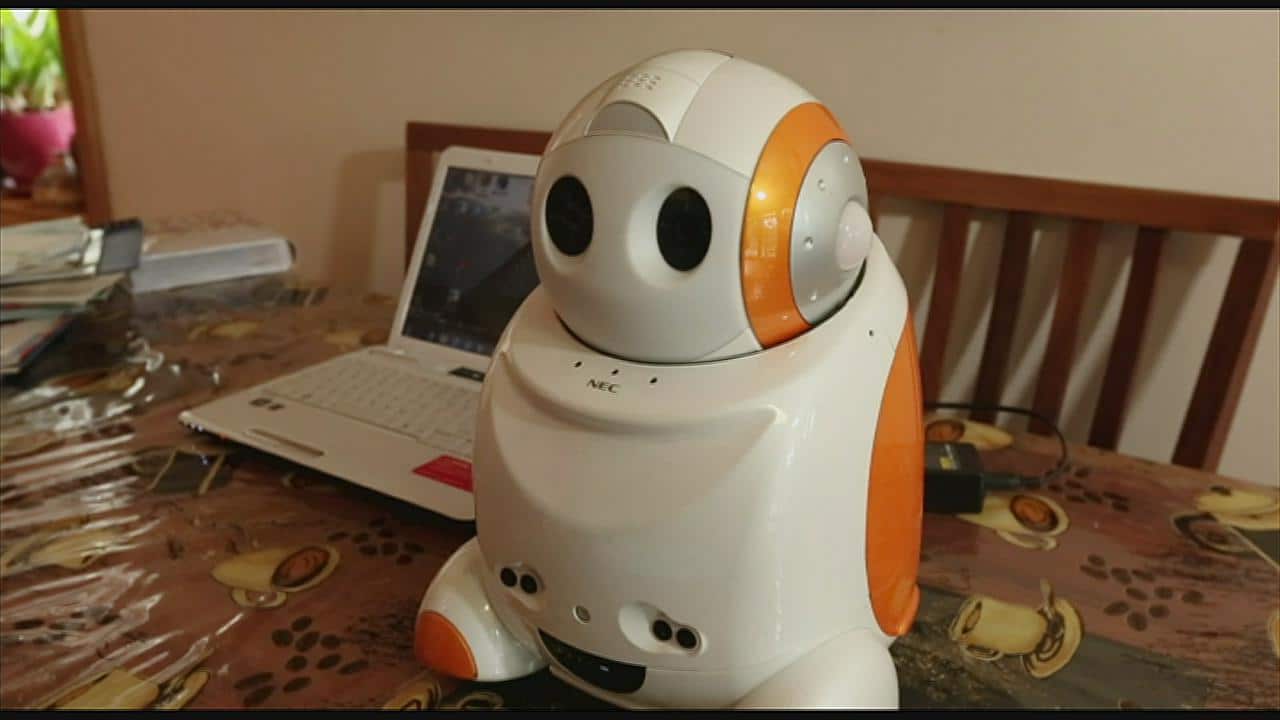 Lucy the robot.