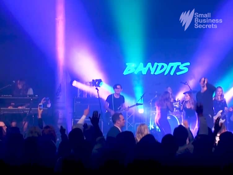 Big Music students perform with the house band, Bandits.