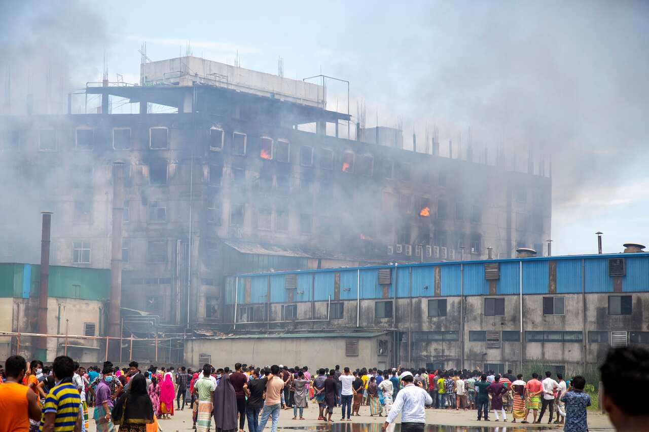 The Narayangonj Hashem Foods Ltd factory in Rupgonj, Narayangonj district.