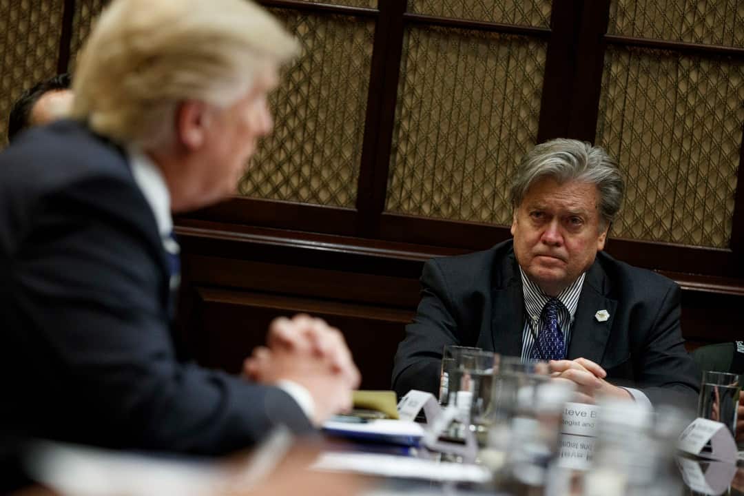 Steve Bannon was once the US Presiden'ts most trusted confidante and advisor.