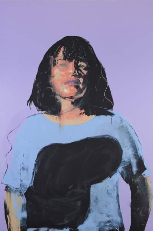 Benjamin Aitkin, 'Fiona Lowry', synthetic polymer paint and oil on canvas, 290 x 193.5 cm.