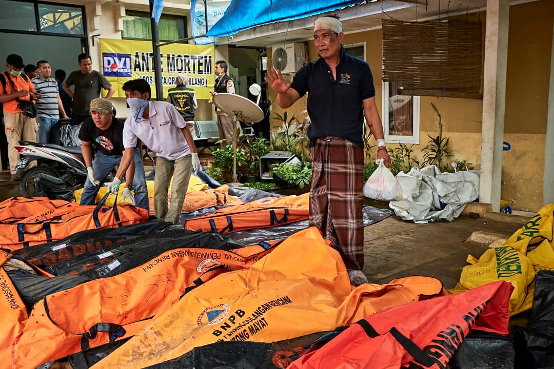 Volcano-Triggered Tsunami Hits Indonesia's Sunda Strait