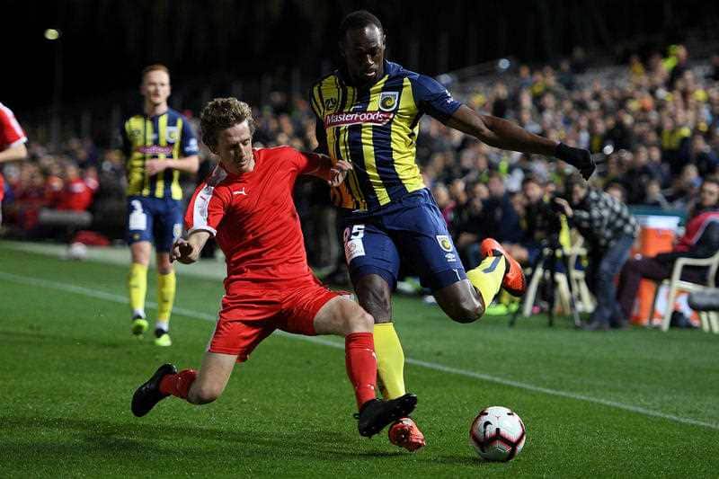 Bolt in action for the Central Coast side.