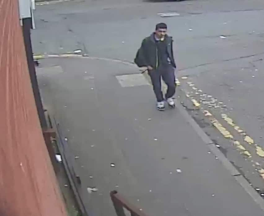 CCTV allegedly showing of Salman Abedi, at an unknown location in Greater Manchester prior to the deadly 2017 attack.