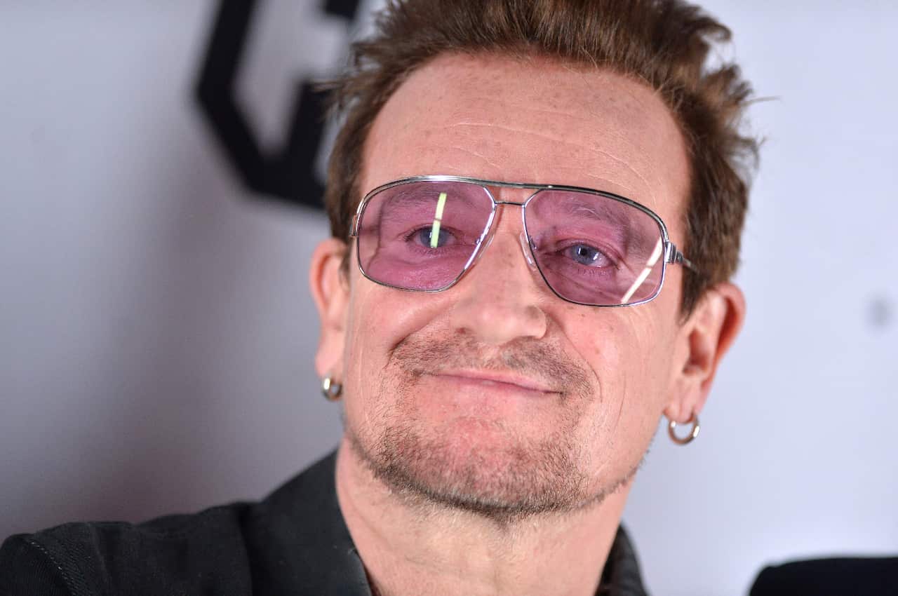 Irish rock star and activist Bono