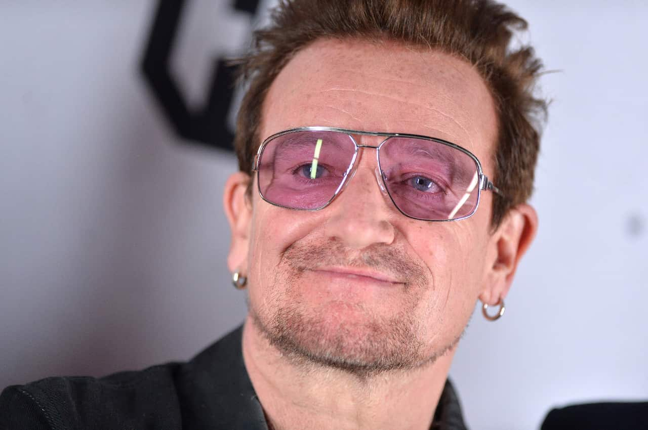 Irish rock star and activist Bono 