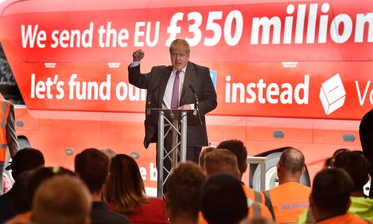 The then-mayor of London made the comments while campaigning for the UK to leave the EU during the 2016 referendum.