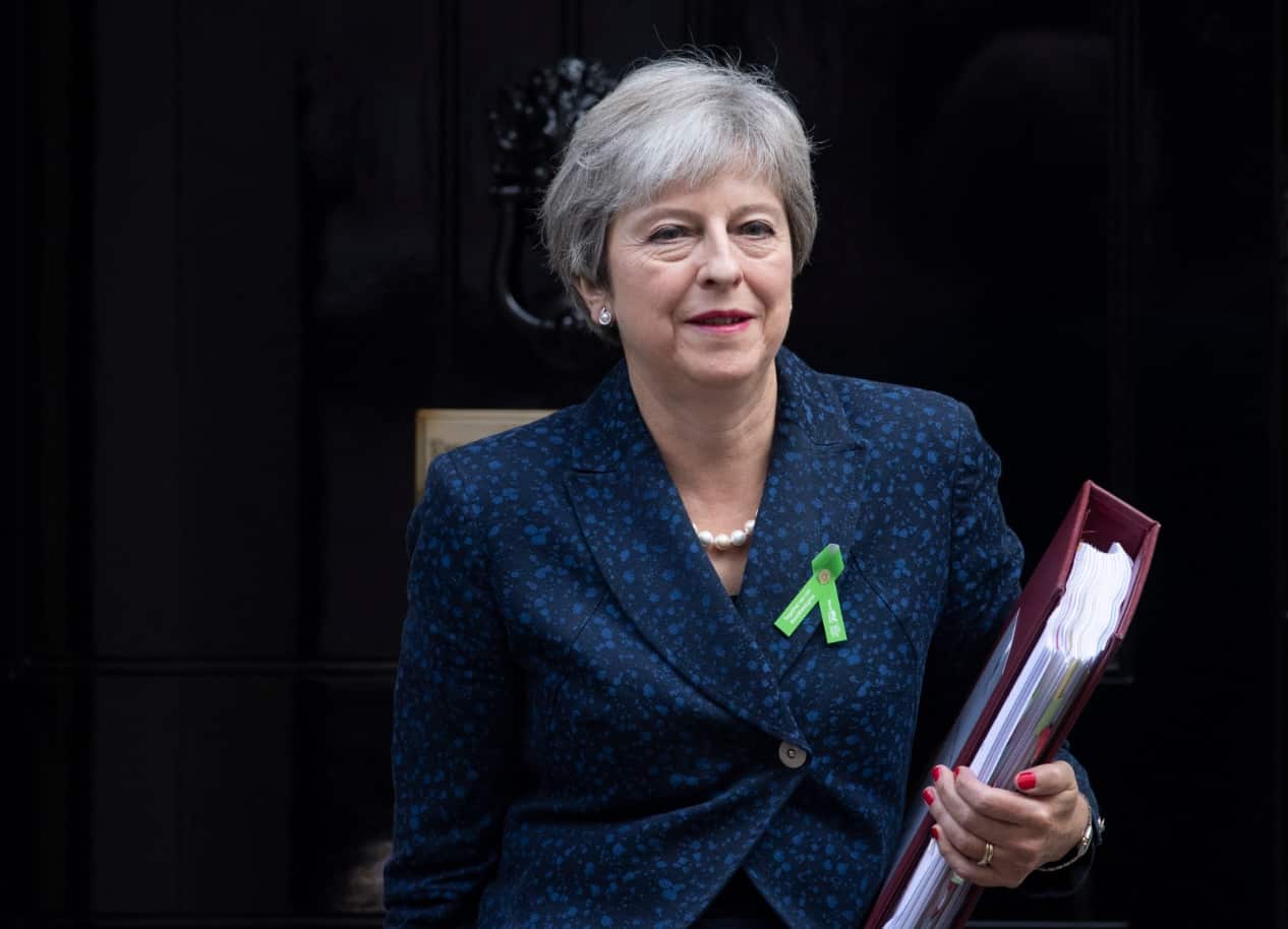 British Prime Minister Theresa May.