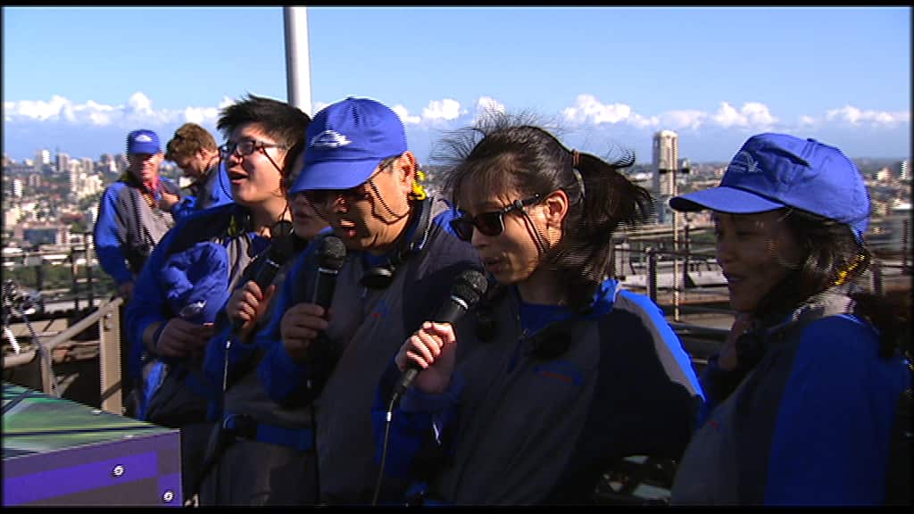 The Sydney Harbour Bridge is now offering a 'karaoke climb'.