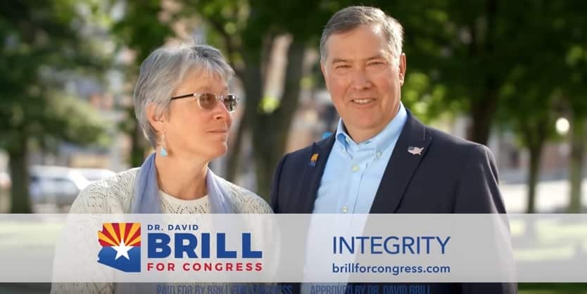 Democrat candidate David Brill