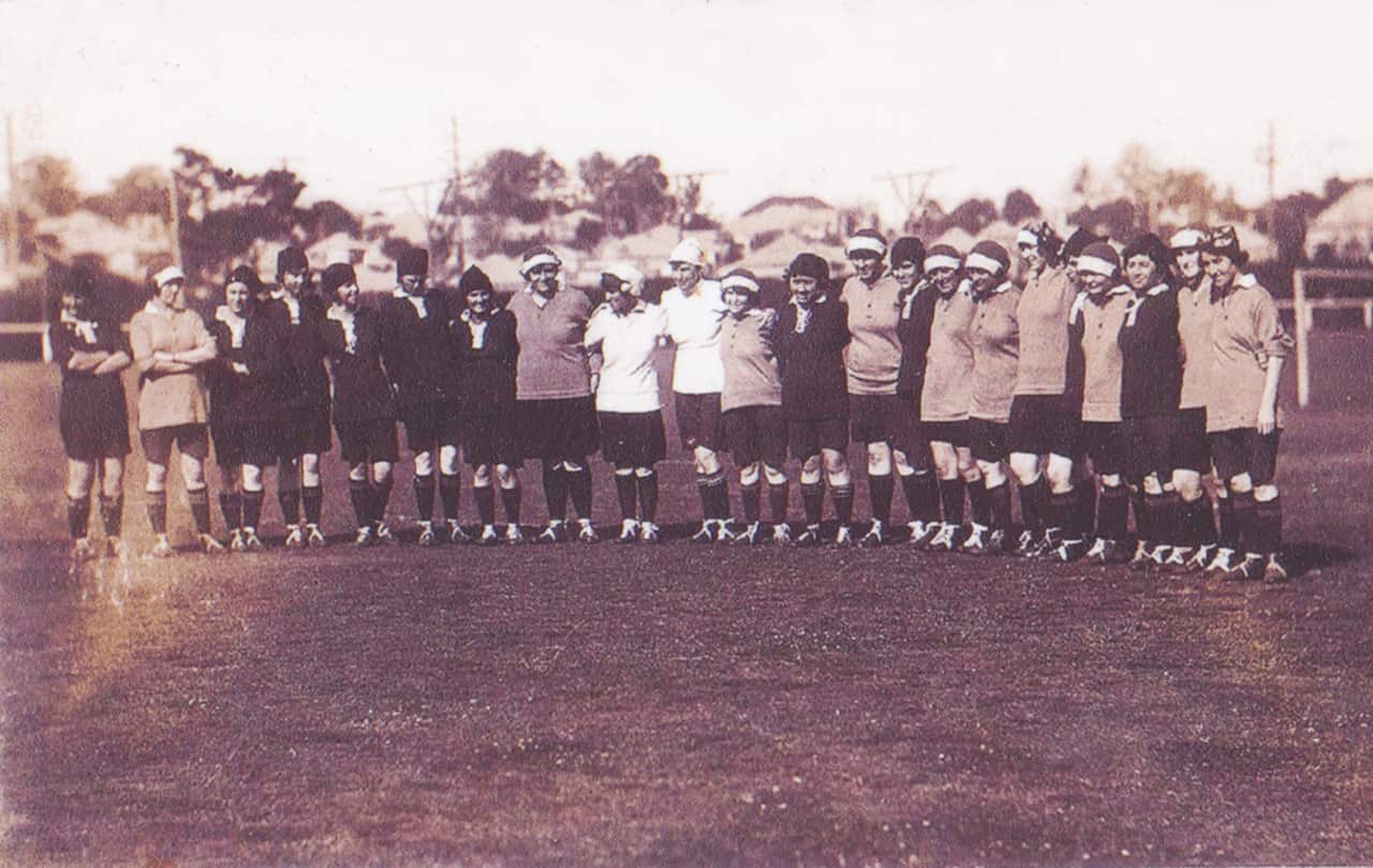 Brisbane Ladies Soccer Club, 1921.