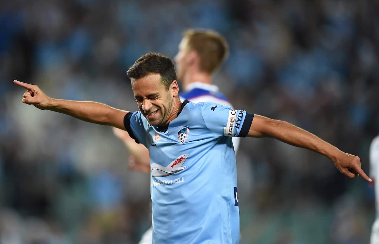File image of Alex Brosque (AAP)