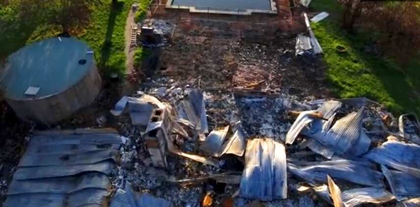 The destruction home and property is traumatic for a community.