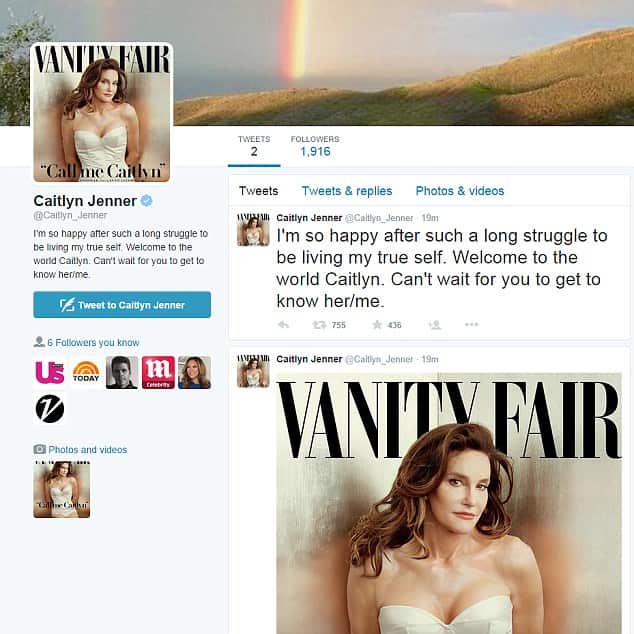 Caitlyn Jenner Twitter