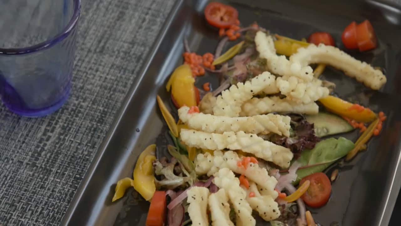Banubanu uses bush foods in its menu, including calamari with pigface.