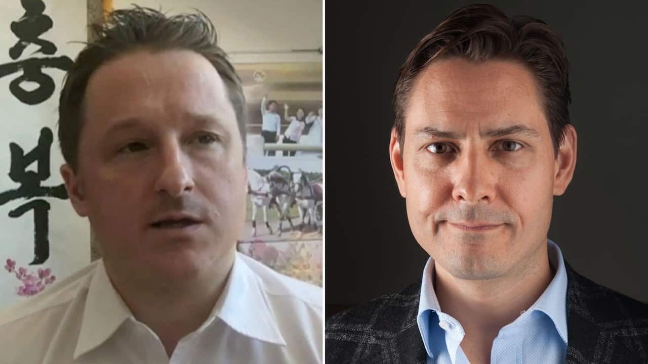 Canadians Michael Spavor and Michael Kovrig.